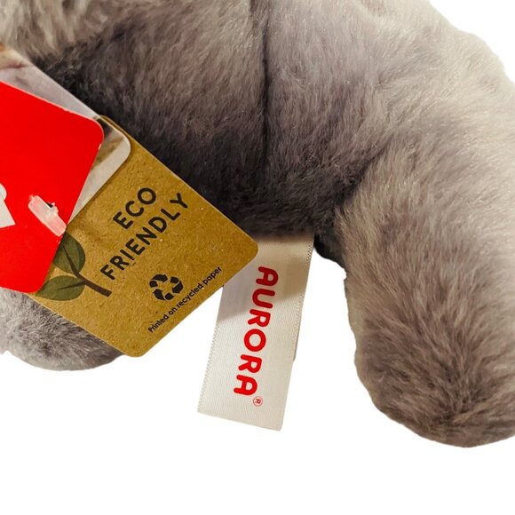 Aurora Eco-Friendly Plush Seal  Soft & Cuddly Gray Stuffed Animal With Adorable - Picture 3 of 7